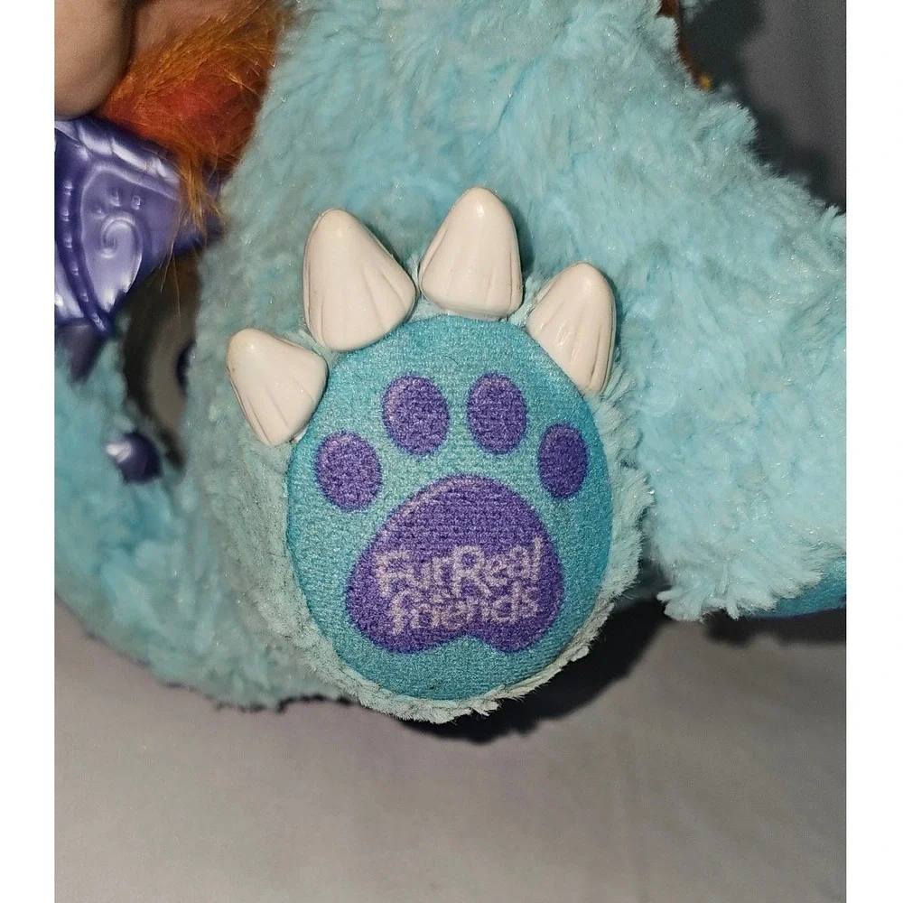 FurReal Friends‎ Torch My Blazin Dragon Interactive Plush Hasbro 2015 Blue B5142